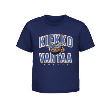 Tummansininen Kiekko-Vantaa Lasten T-paita