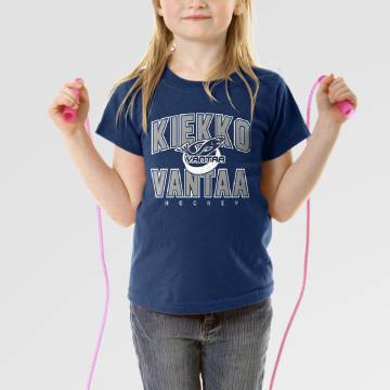 Navy Blue Kiekko-Vantaa Lasten T-paita